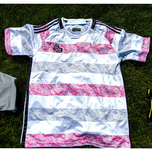 Pink/White jersey set